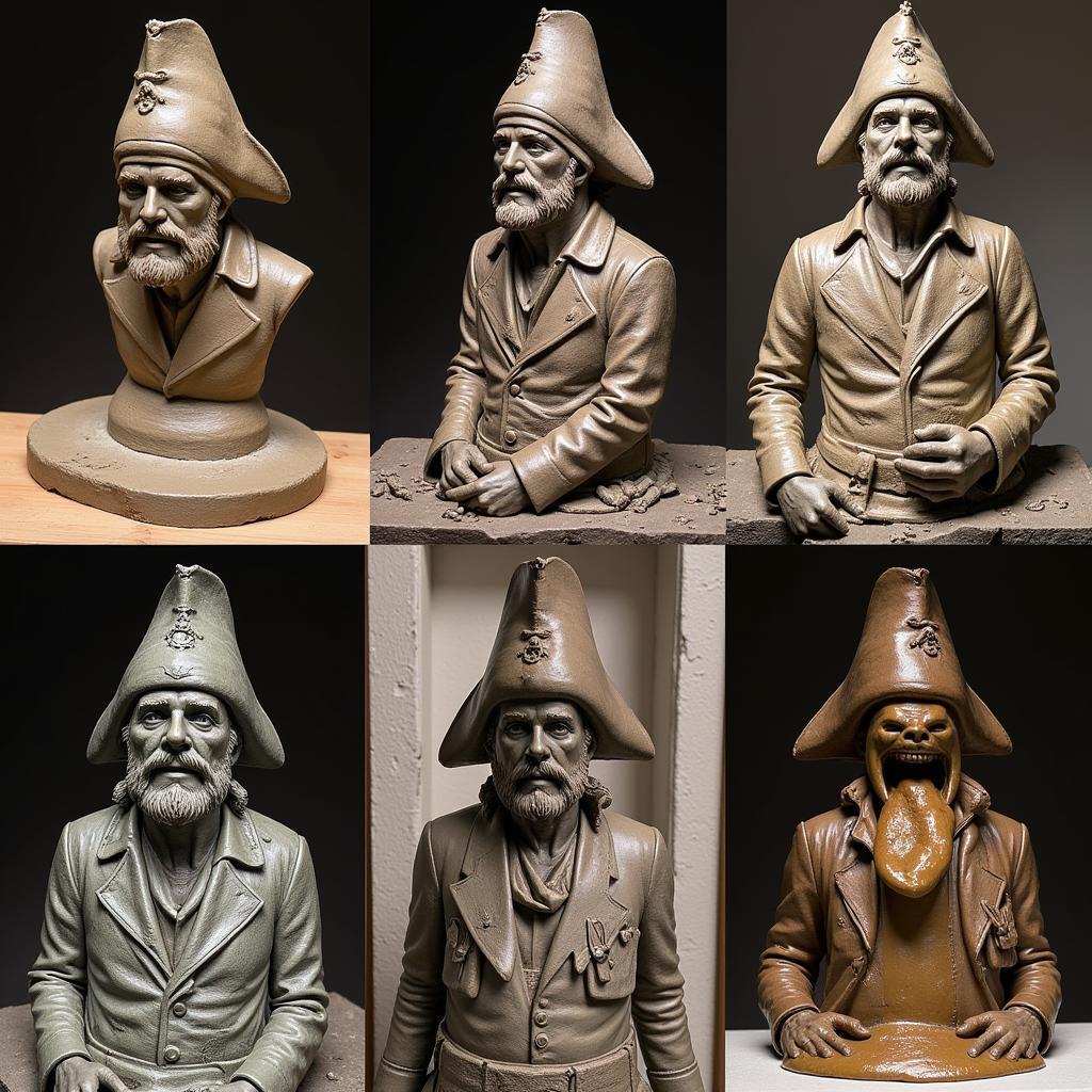 Bronze Pirate Statue Creation Process