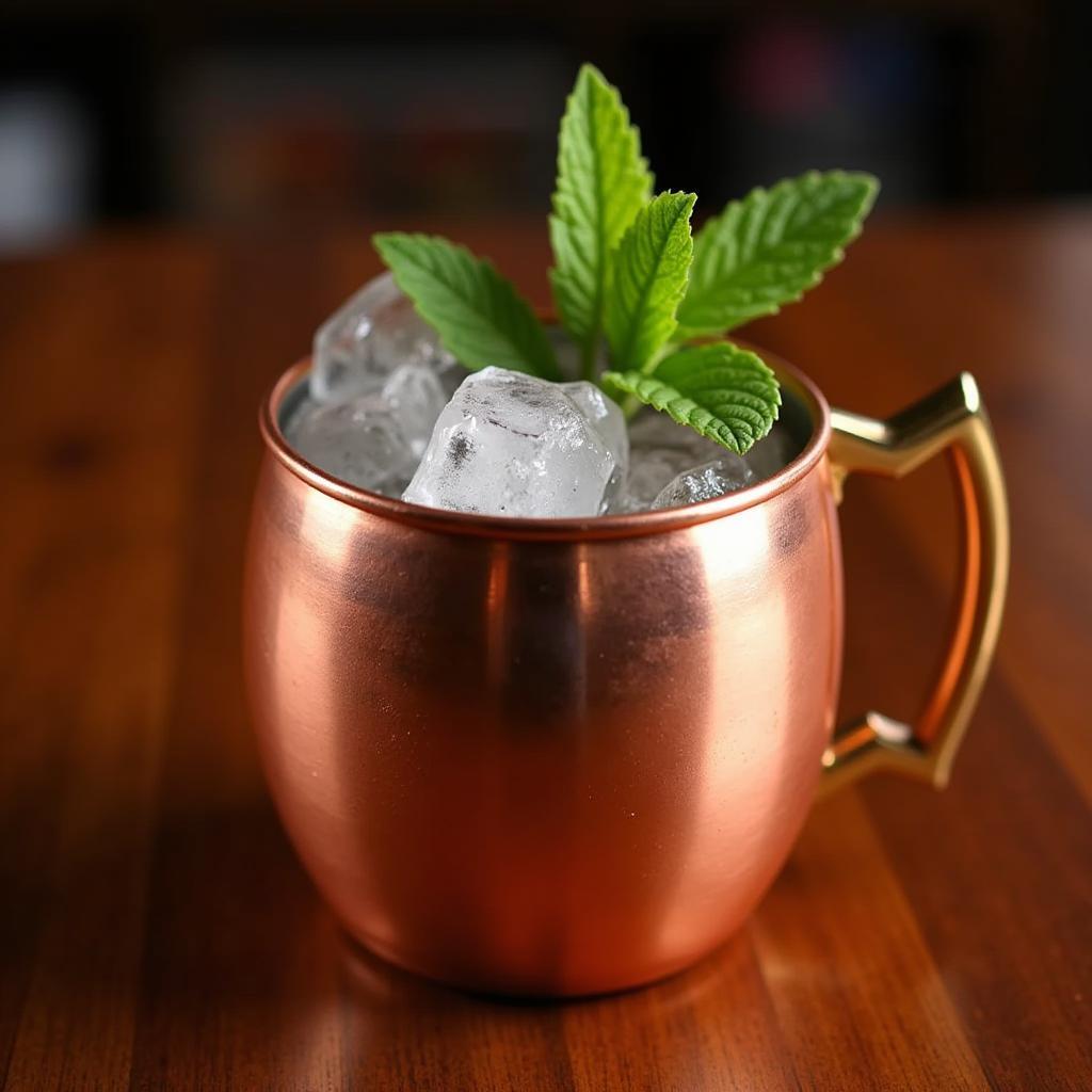 Bronze Tumbler with Moscow Mule