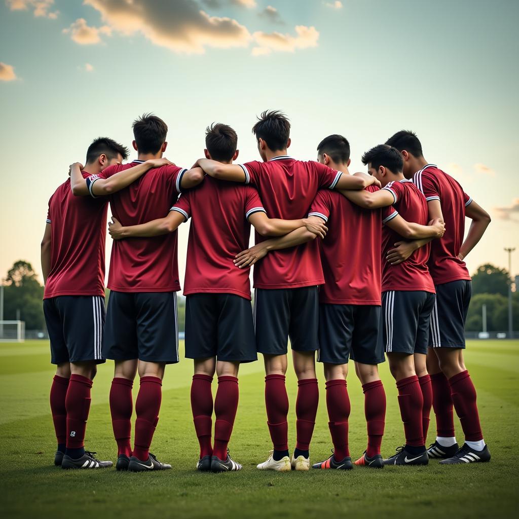 Football Teamwork and Buddies Docking