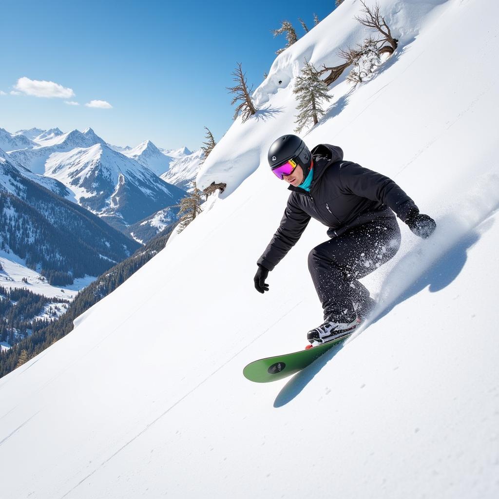 Burton Custom X 2010 in Action on the Slopes