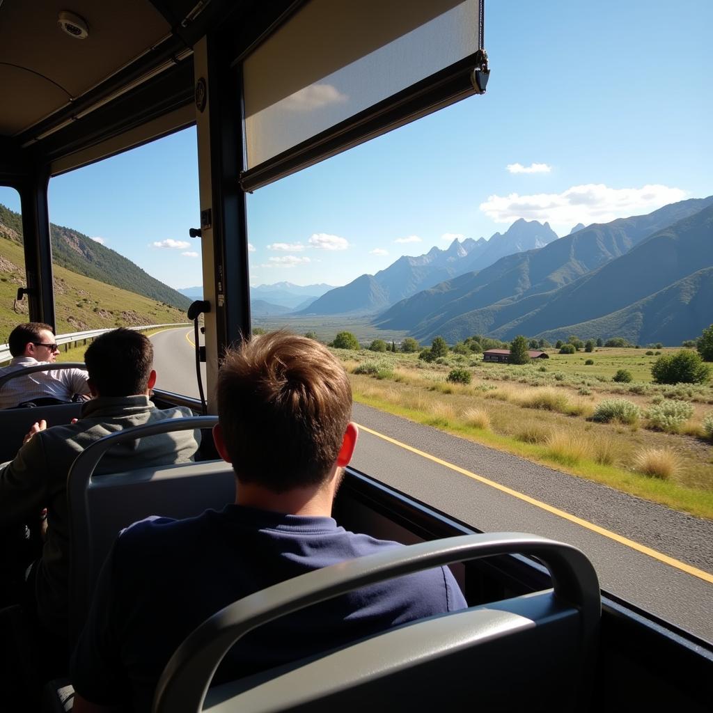 Bus America Group Tour Scenic Route