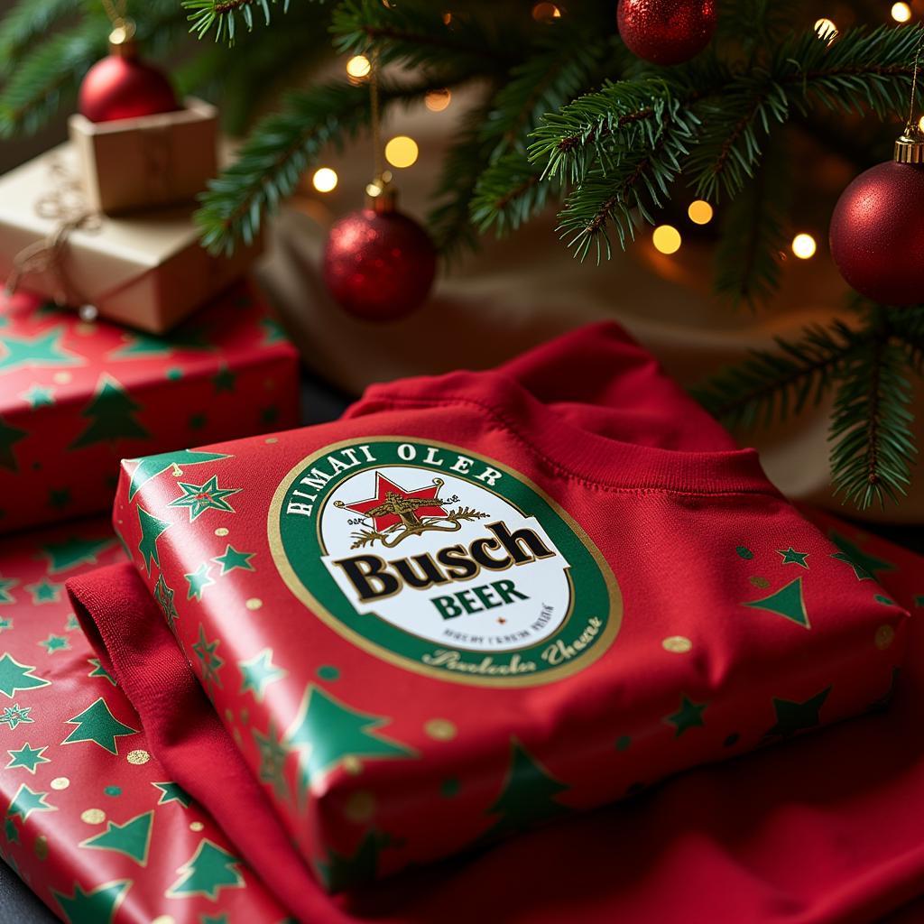 Busch Beer Sweatshirt as a Holiday Gift