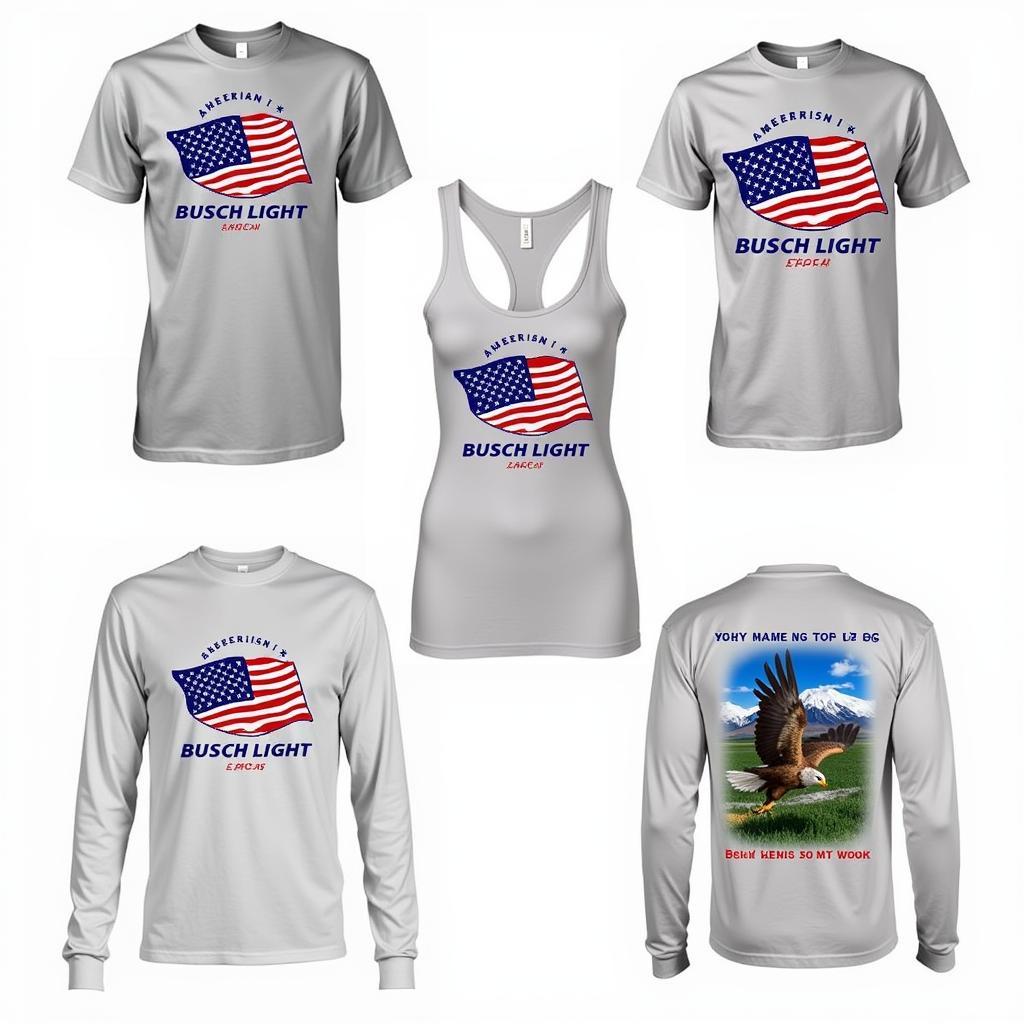 Busch Light American Flag Shirt Styles