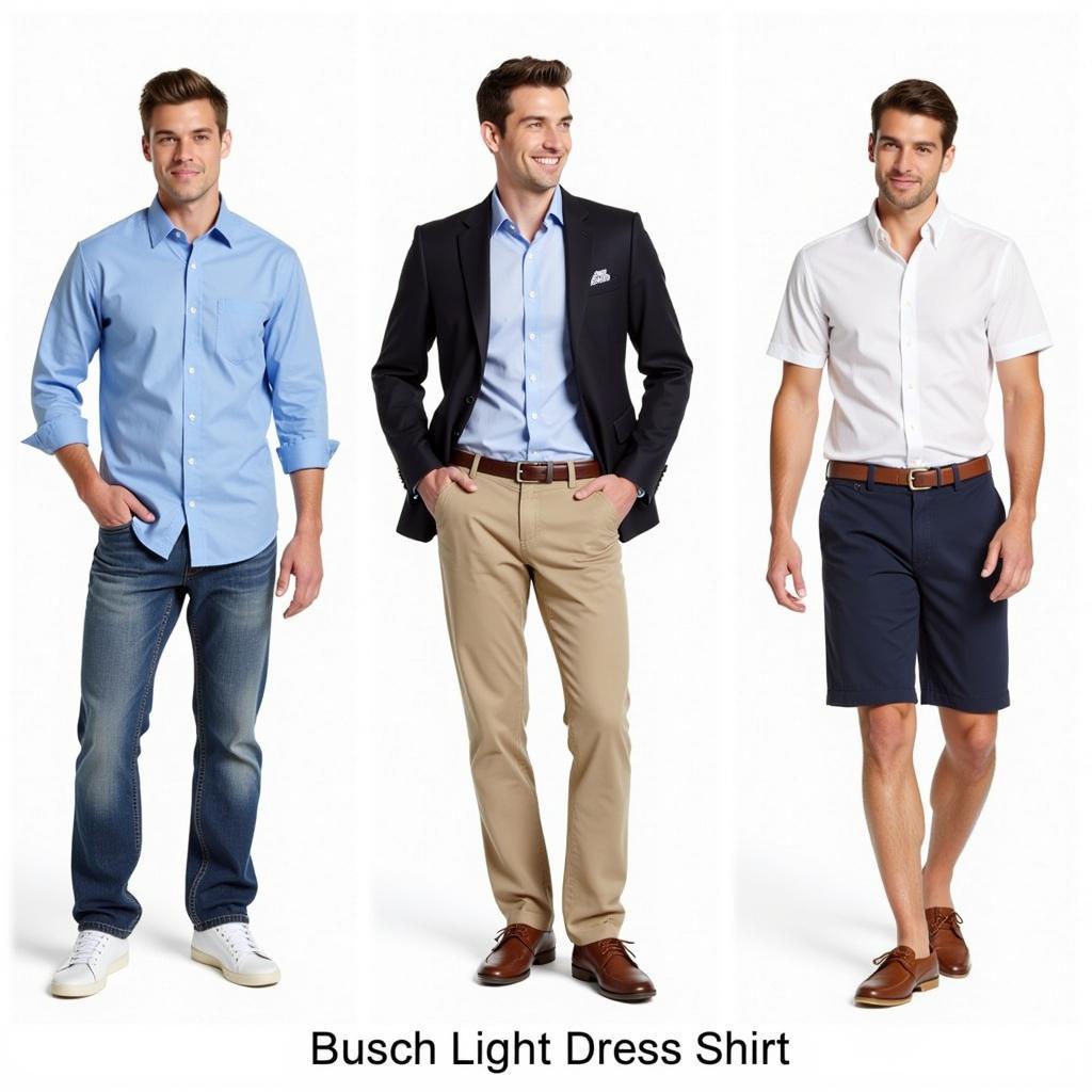 Busch Light Dress Shirt Styling Ideas