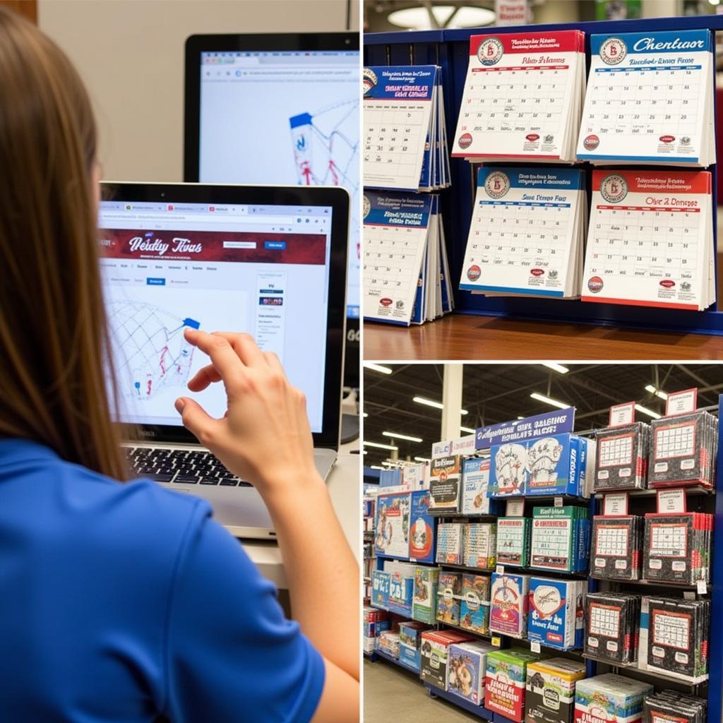 Buying Baseball Calendars Online and in Physical Stores