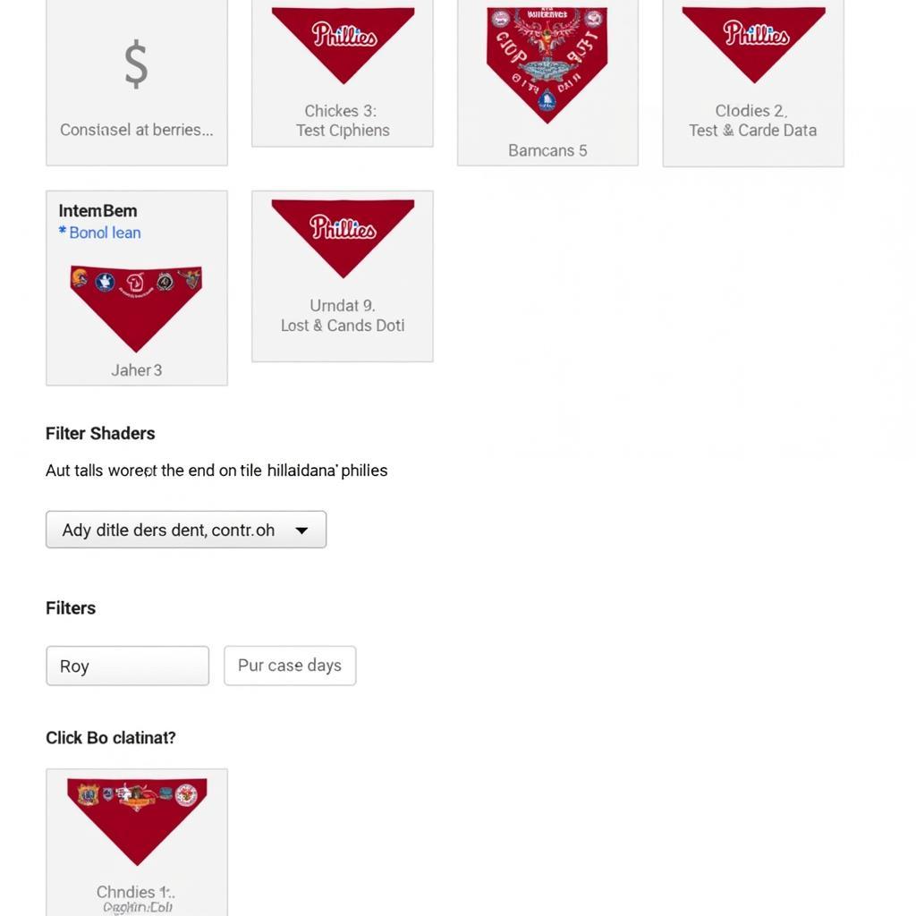 Buying Philadelphia Phillies Bandanas Online