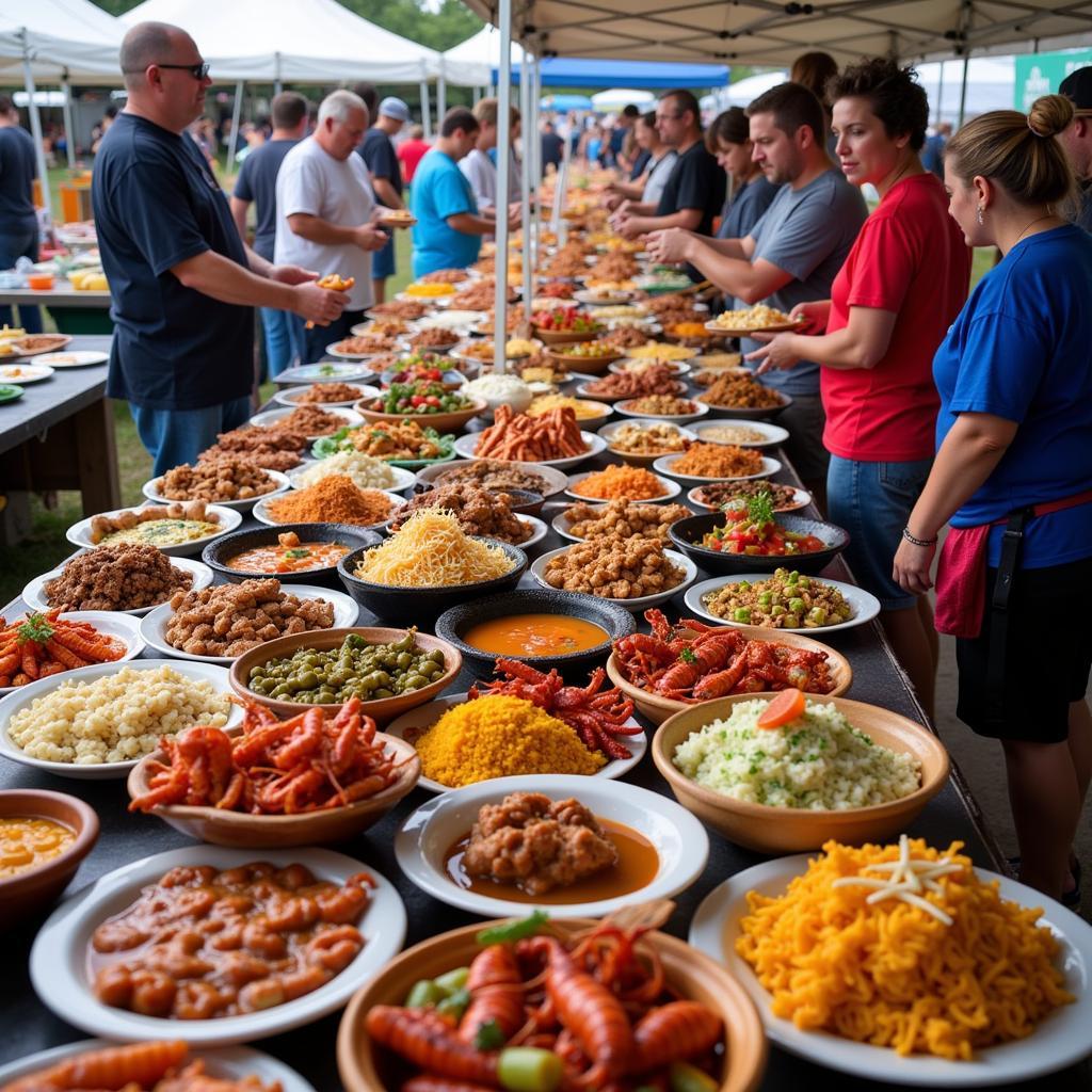 Cajun Cook-Off Mobile AL Food Stalls