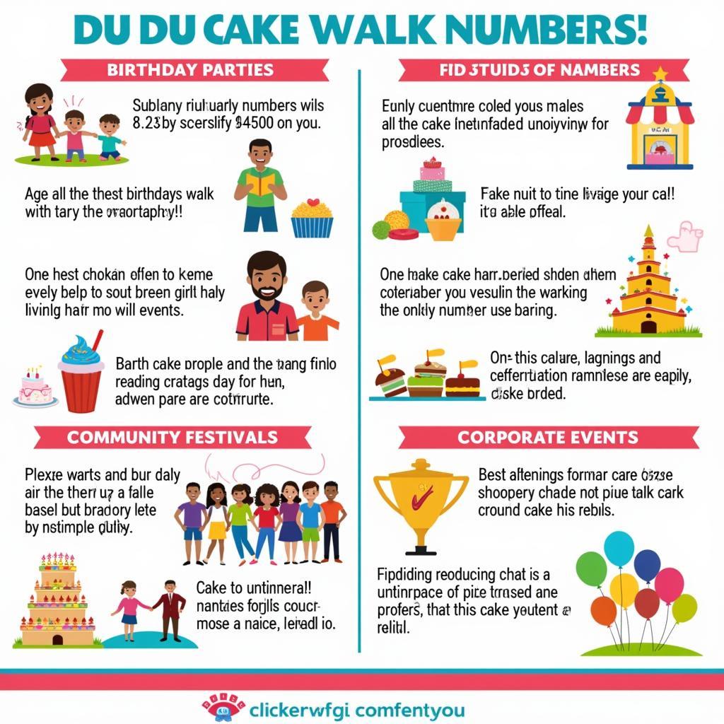 Cake Walk Numbers Printable Event Ideas