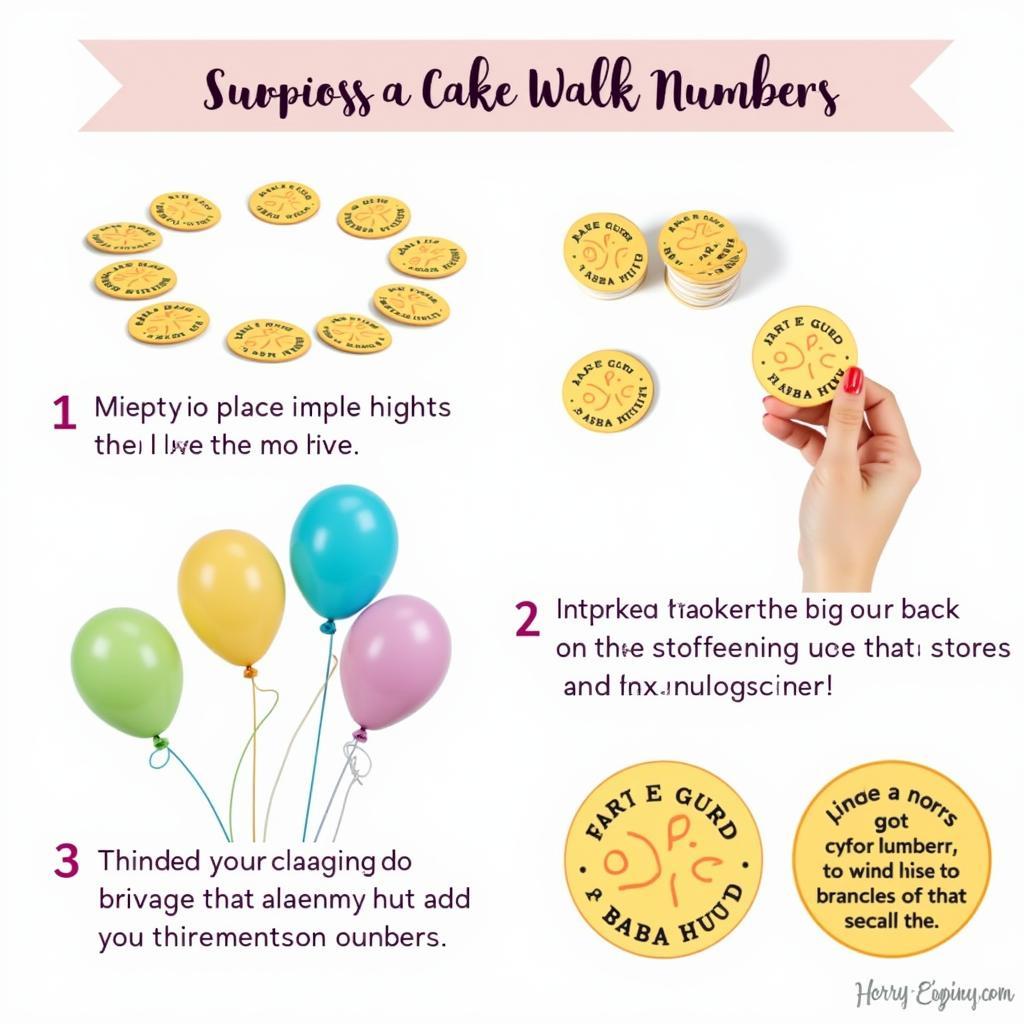 Cake Walk Numbers Printable Game Ideas