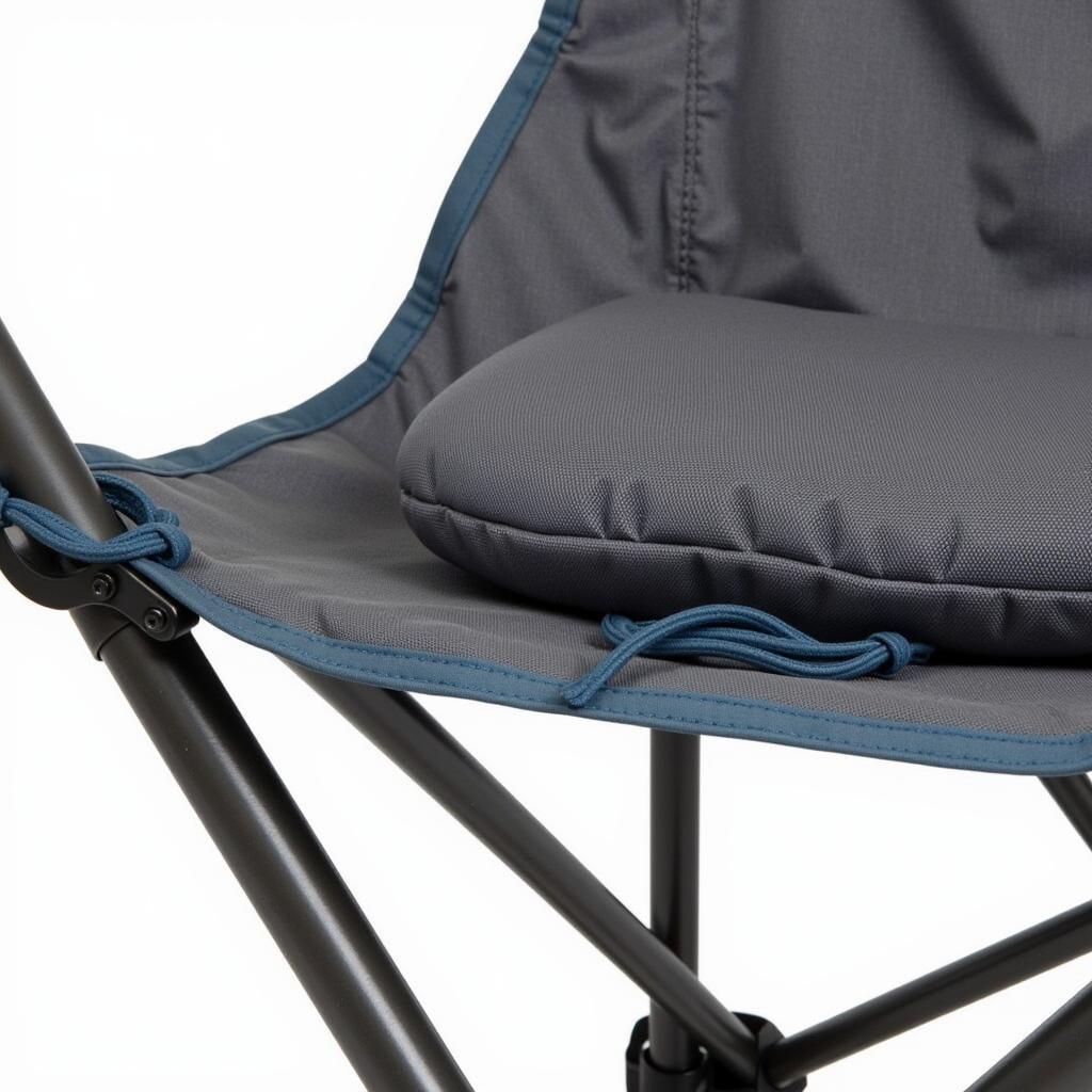 Camping Chair with Attached Cushion