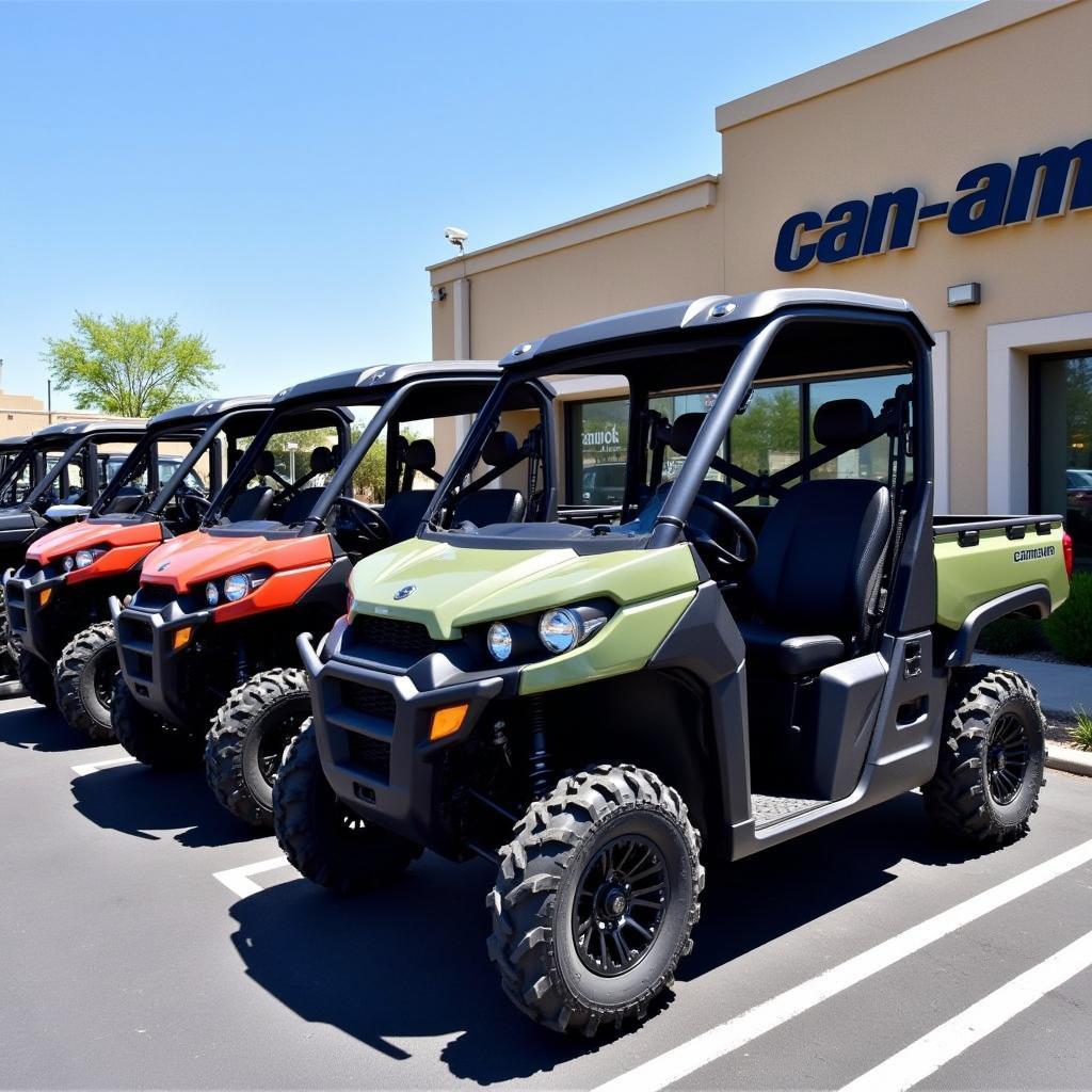 Can-Am Defender at an Arizona dealership