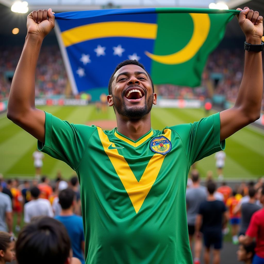 Cape Verde Fan in 2024 Jersey