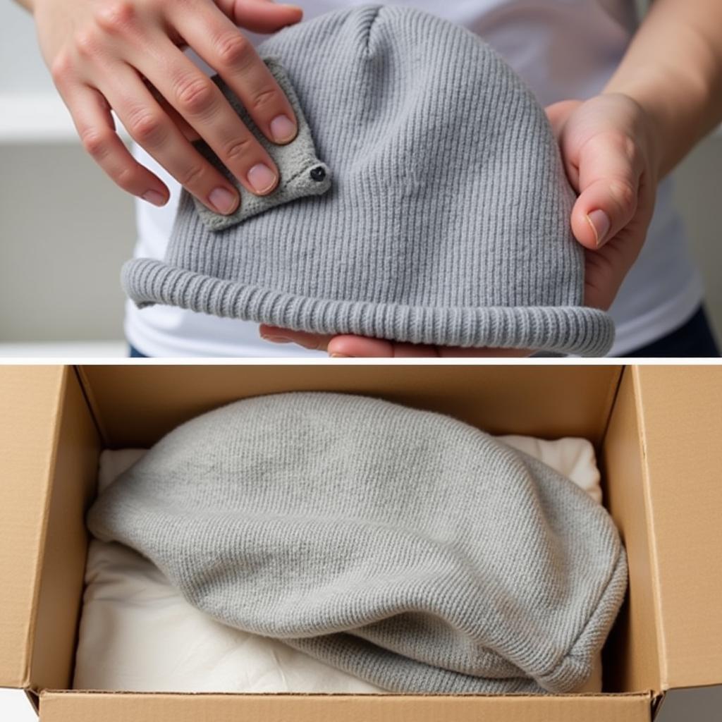 Tips for cleaning and storing a light up winter hat