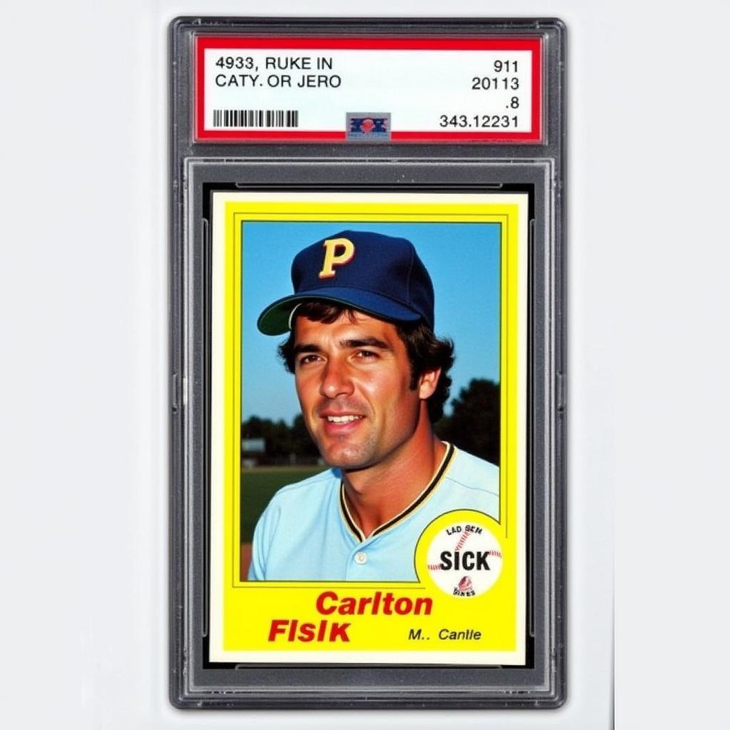 Carlton Fisk 1973 Topps PSA 10 Gem Mint Condition