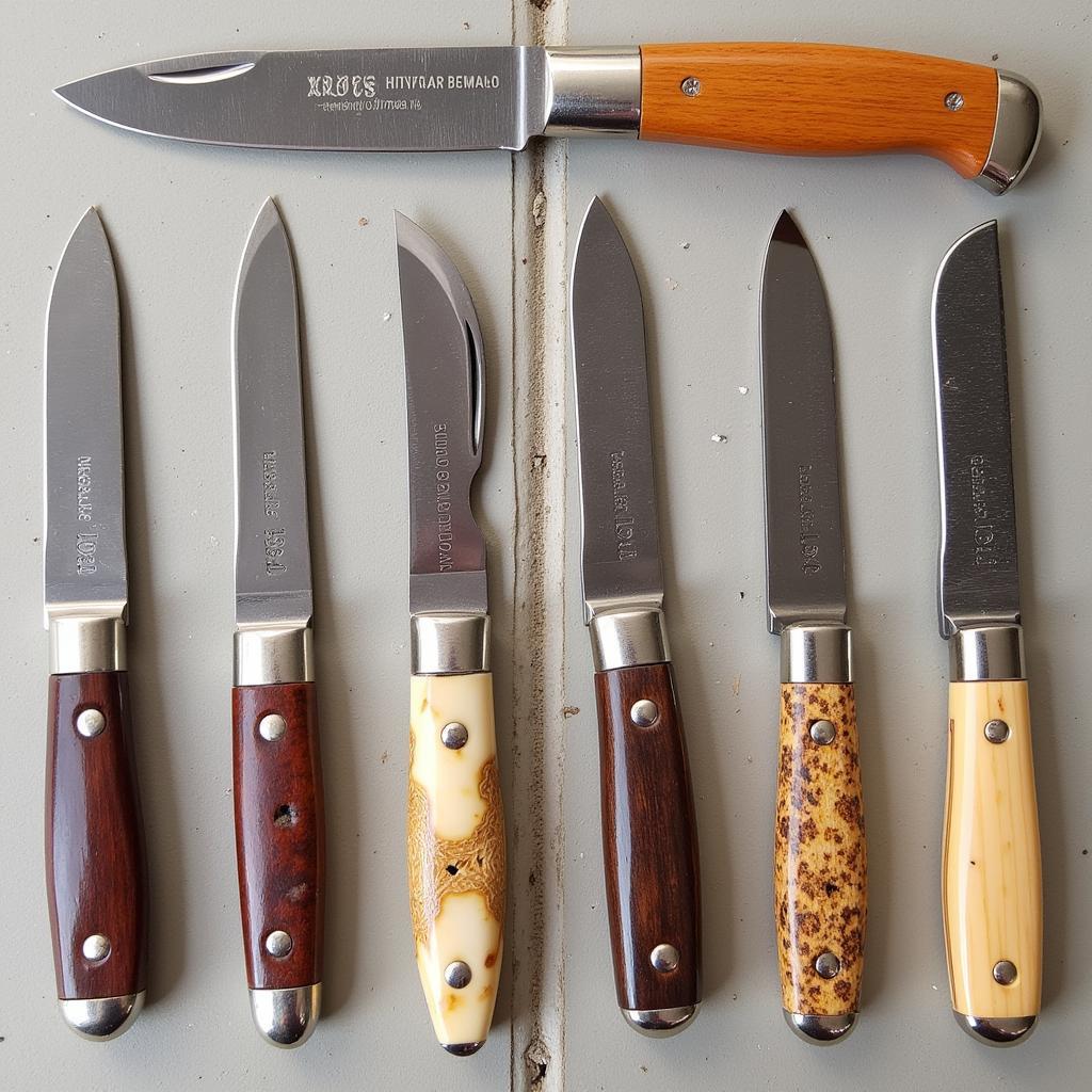 Collection of Rare Case Moose Knives