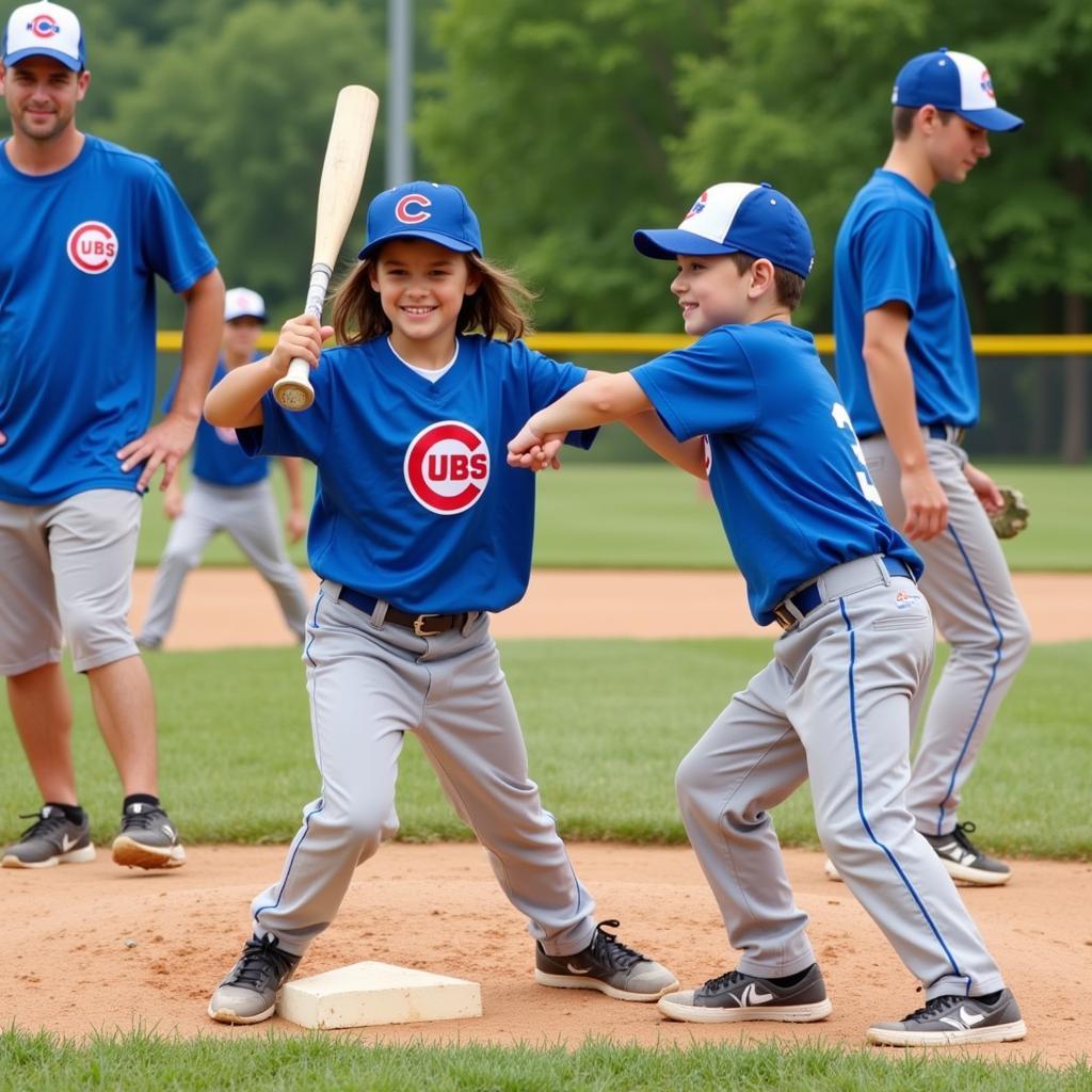 Catonsville Cubs Tee Ball Practice