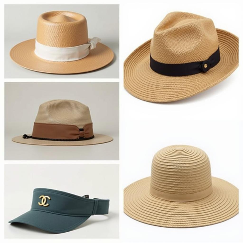 Different styles of c.c exclusive sun hats