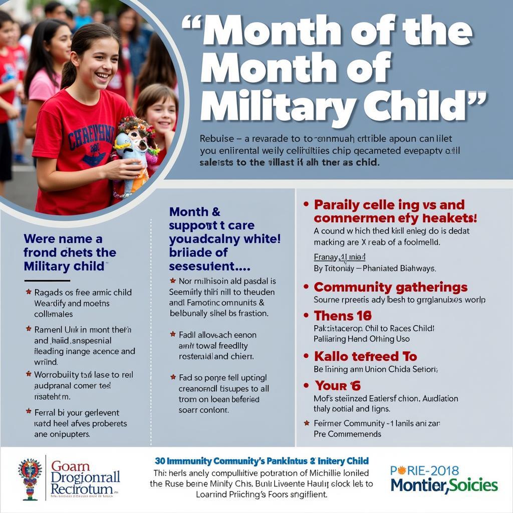 Celebrating Month of the Military Child