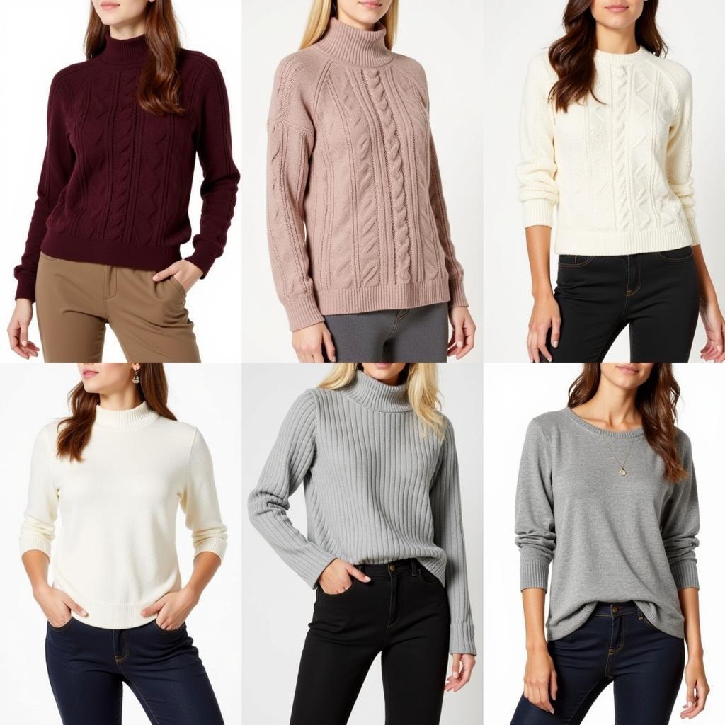 Different Central Park West Sweater Styles