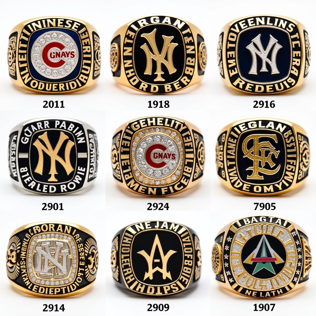 Championship Baseball Rings - World Series