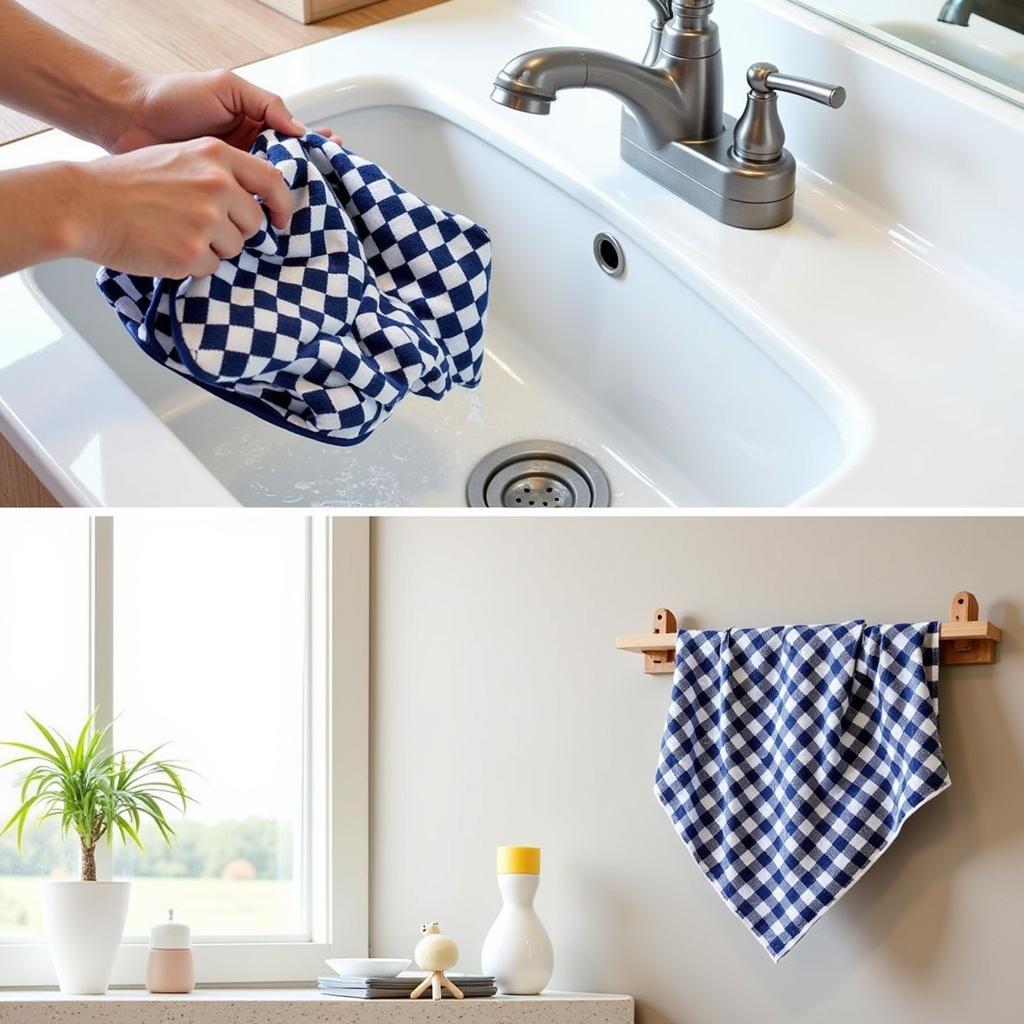 Tips for Cleaning Your Checkered Golf Towel