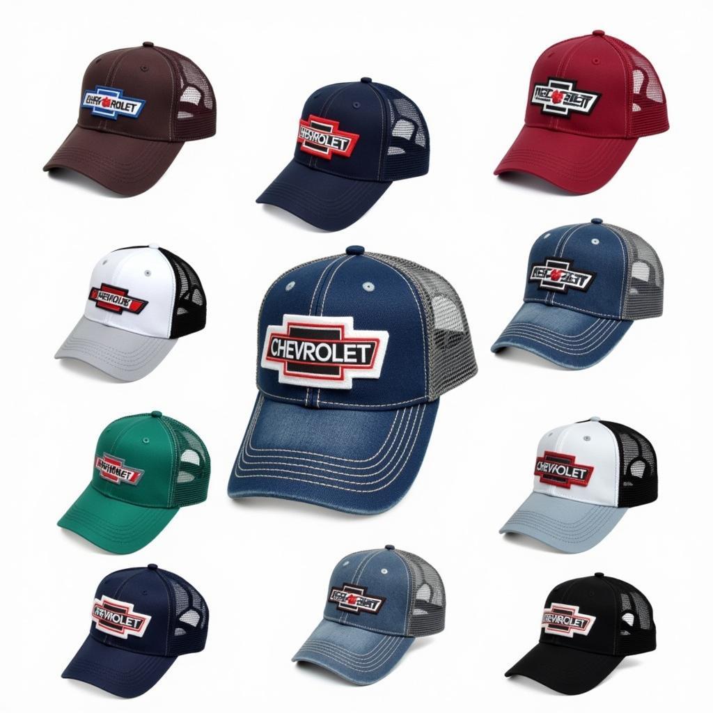 Variety of Chevrolet Trucker Hat Styles and Colors