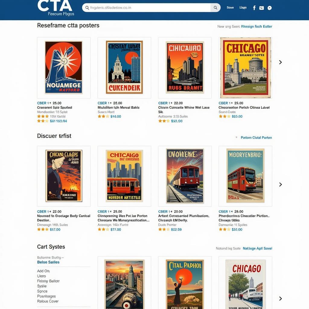 Chicago CTA Poster Online Collection