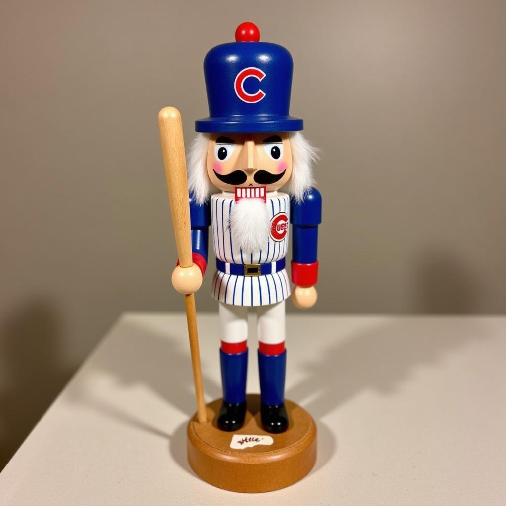 Chicago Cubs Nutcracker Figurine