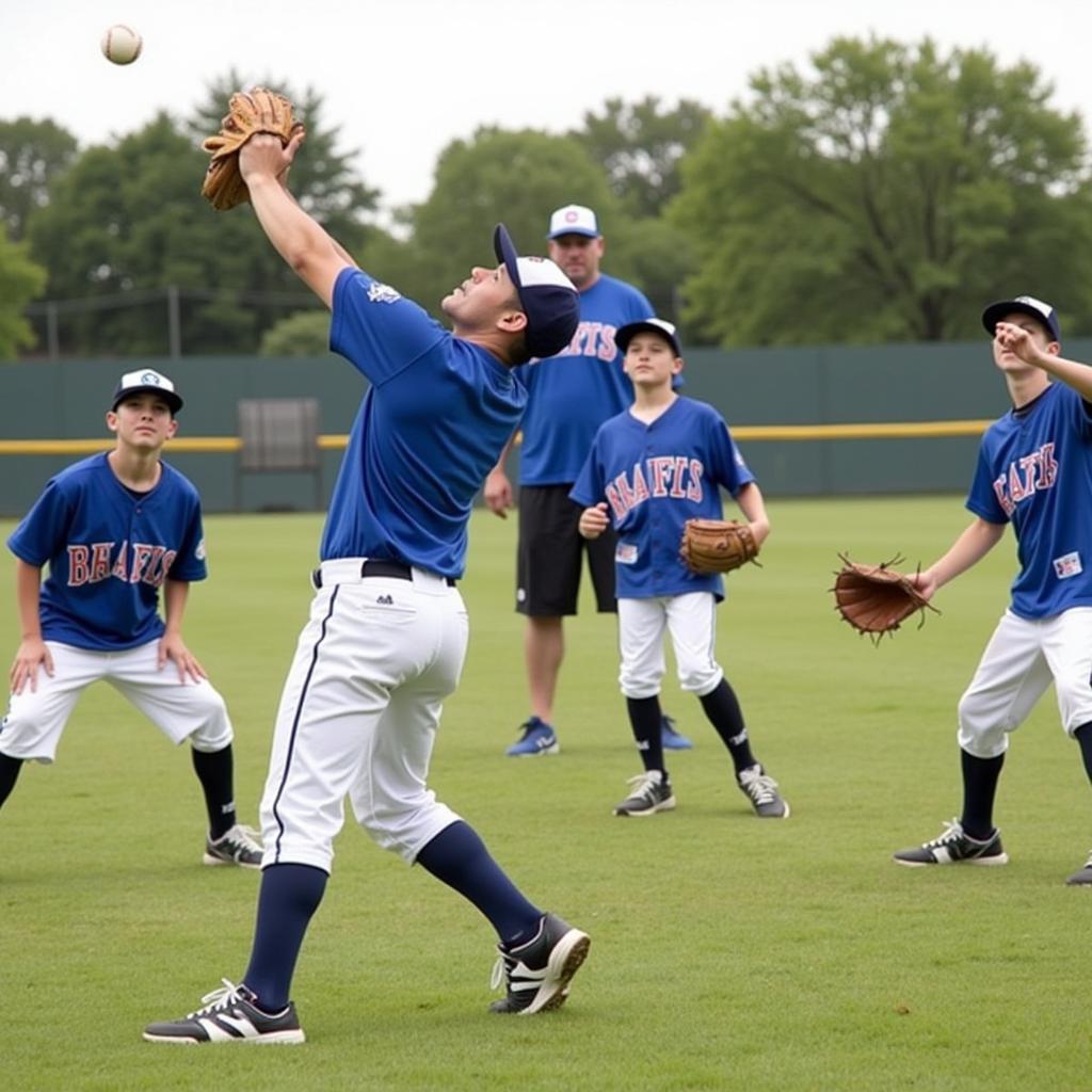 Chicago Elite Baseball Tryouts: Fielding Drills