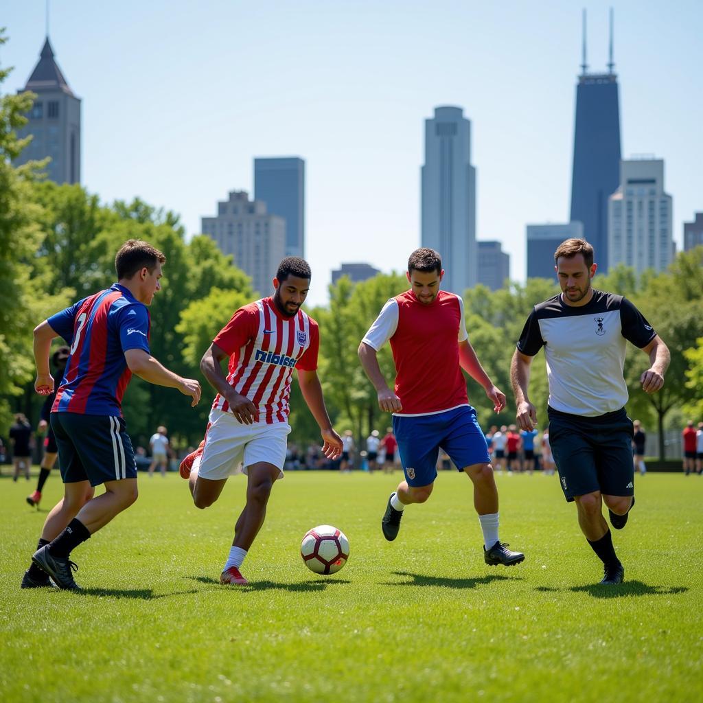 Chicago Football Pickup Game