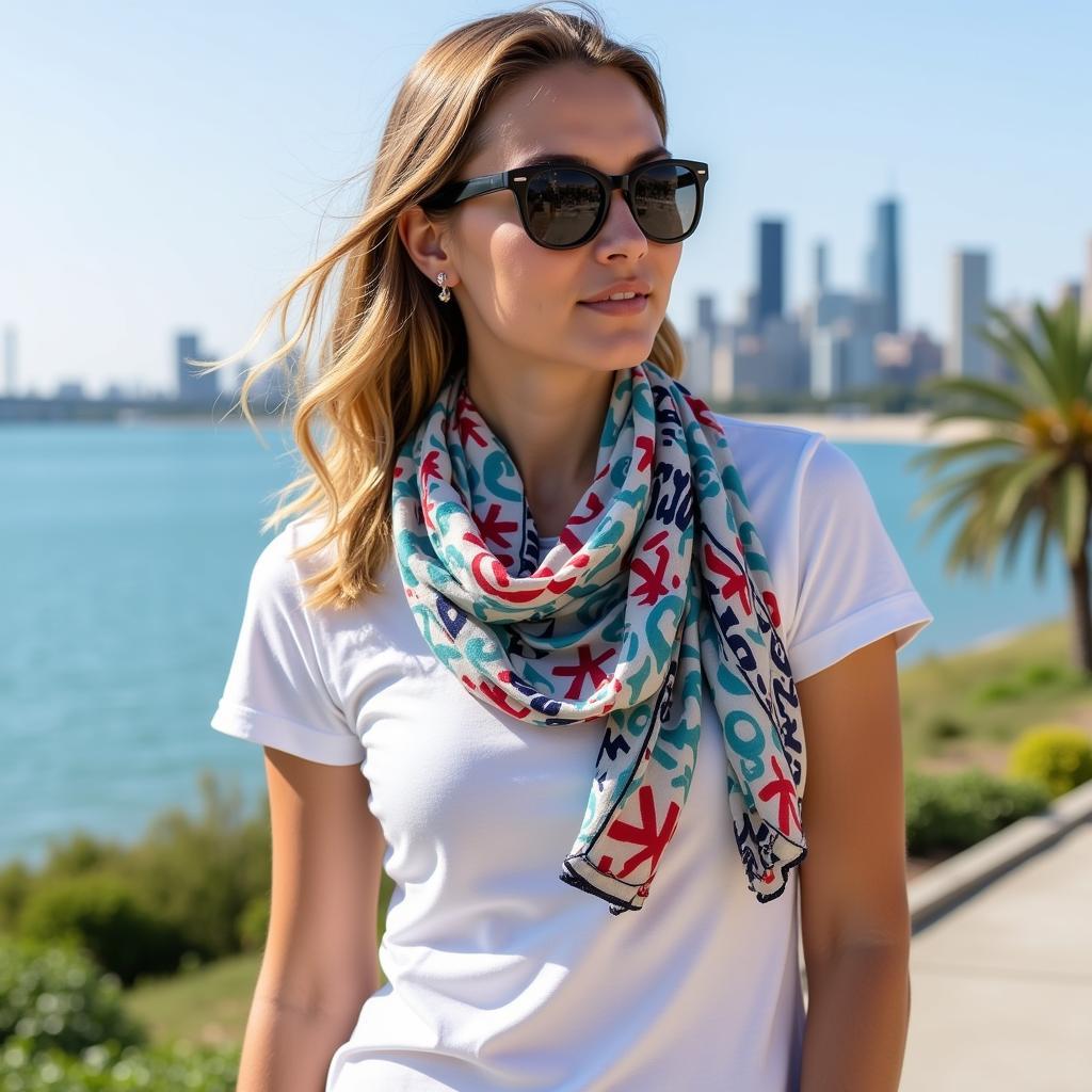 Chicago Scarf Summer Style