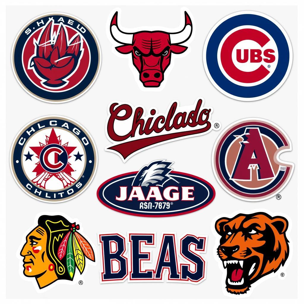 Logos of Chicago Sports Teams