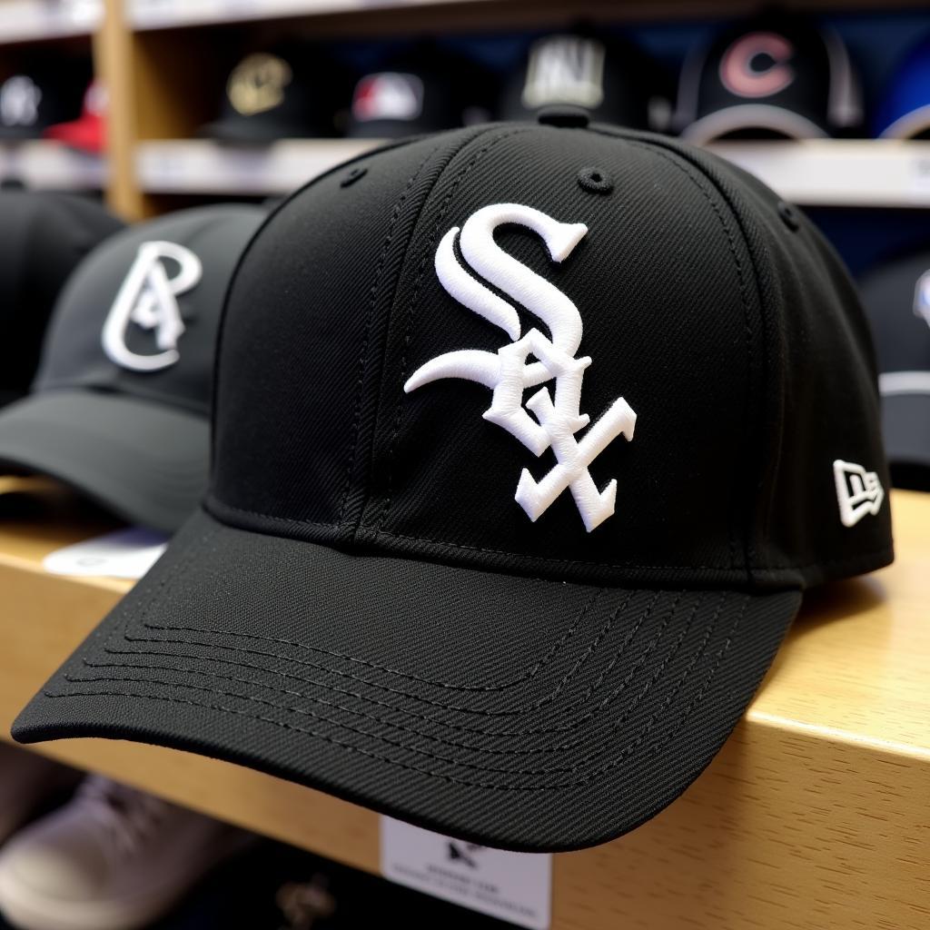 Chicago White Sox Fitted Cap On Display