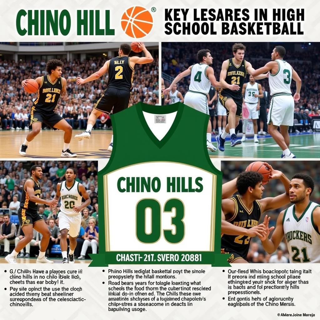 Chino Hills Basketball Legacy: Image depicting a montage of Chino Hills games, highlighting key moments and the impact of the team on high school basketball.