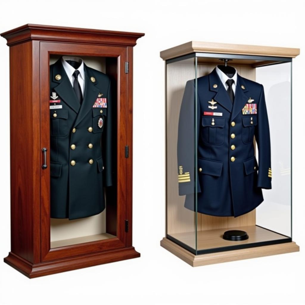 Selecting the Right Material for Your Uniform Display Case