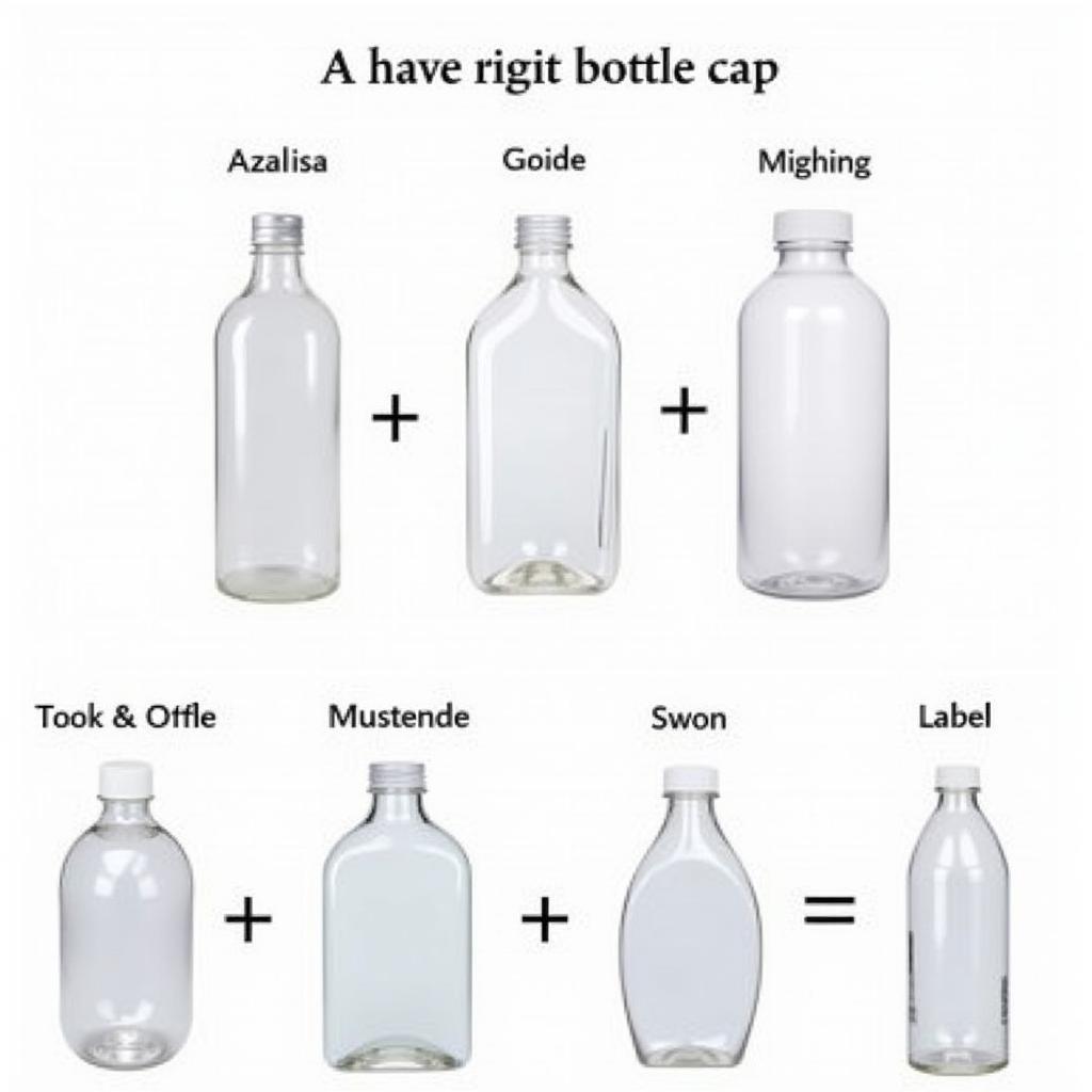 Choosing the correct bottle and cap