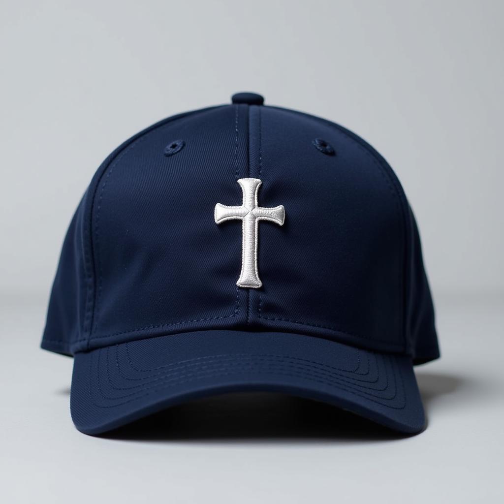 Christian Fitted Cap with Cross Design