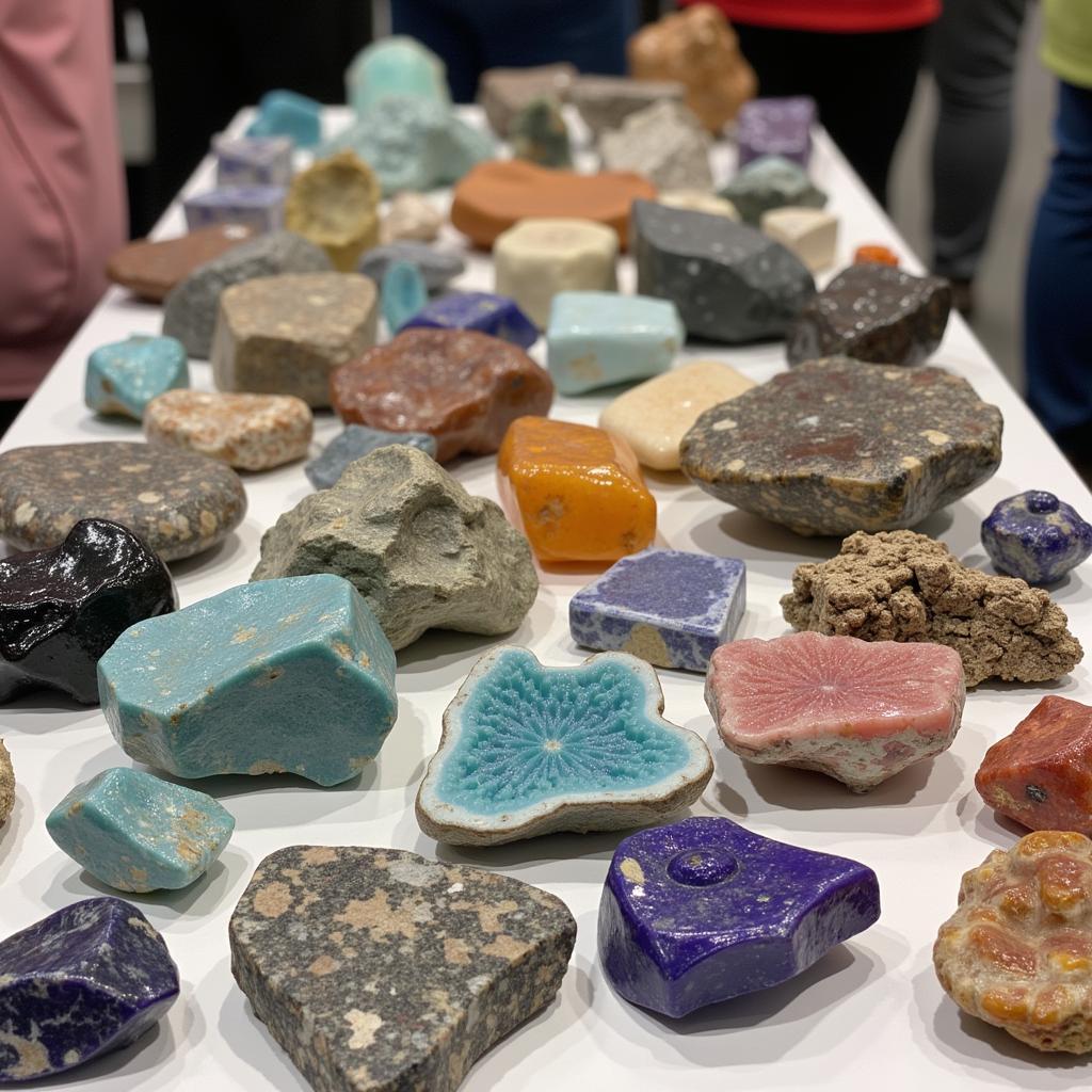 Cincinnati Gem Show: Diverse Mineral Specimens