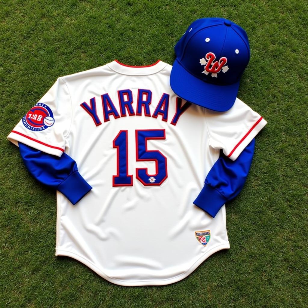 Classic Baseball Swag: Jersey, Cap, and T-Shirt