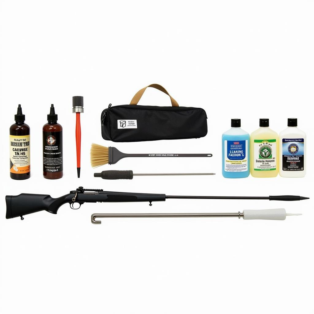 Cleaning kit and tools for maintaining a Hodge 14.5 barrel