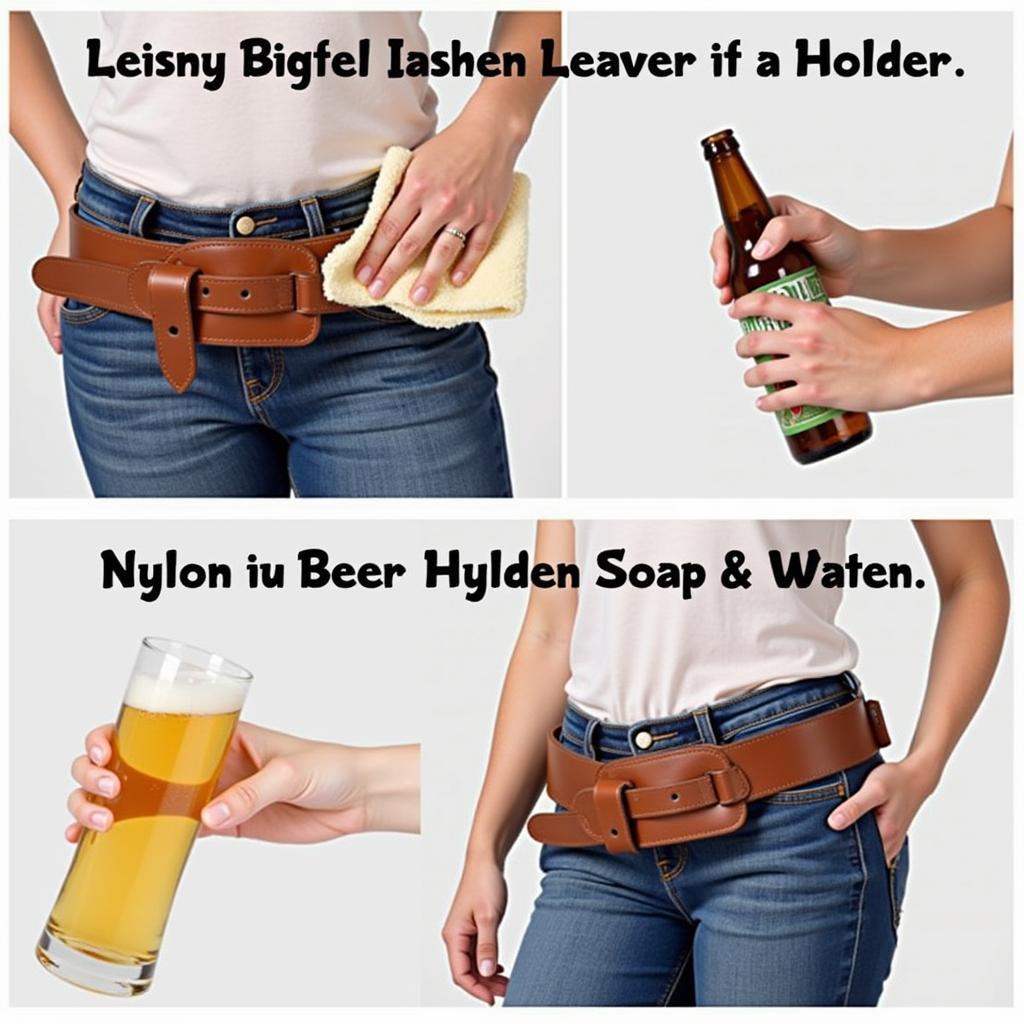 Cleaning Your Beer Holder Belt