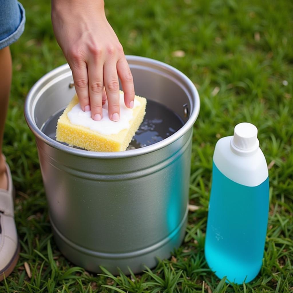 Cleaning a Beverage Tub