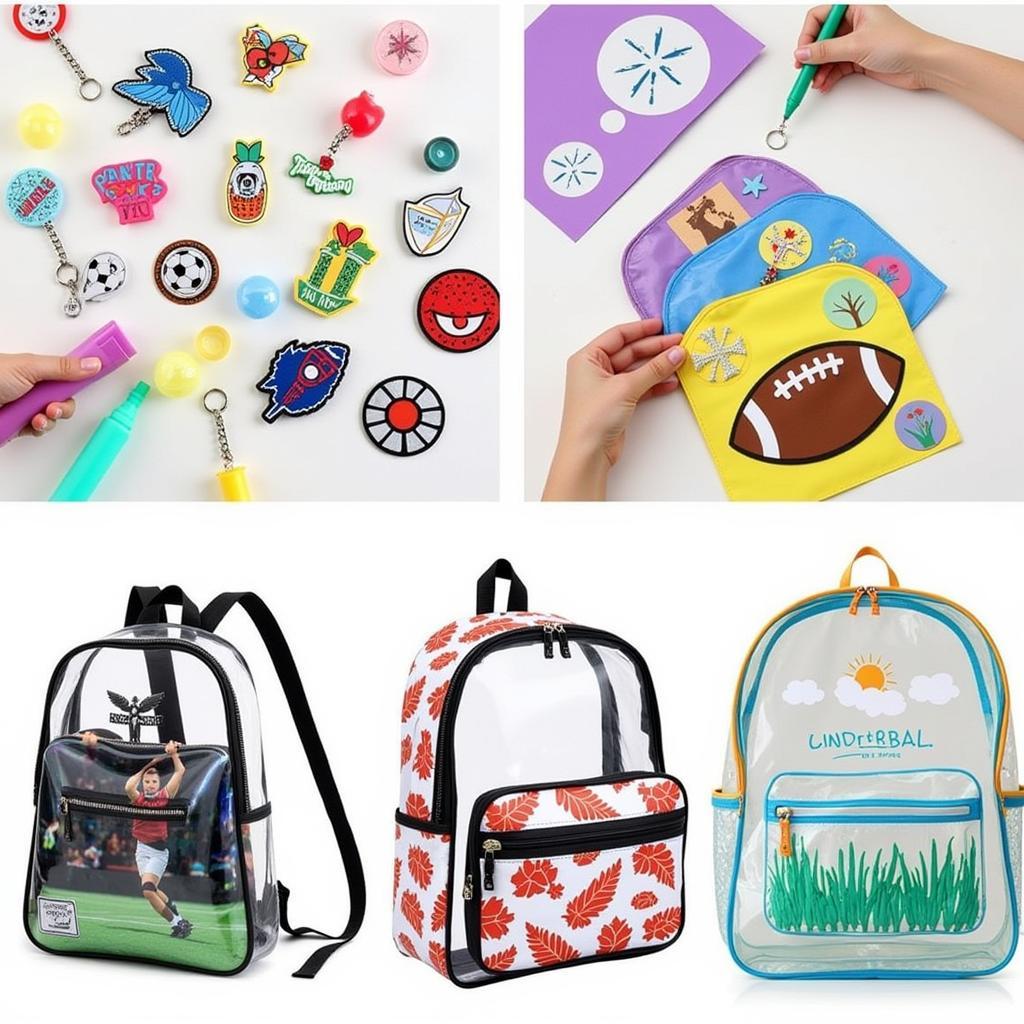 Clear Backpack Personalization Ideas