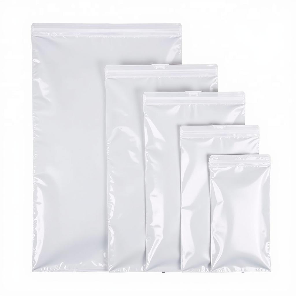 Clear Plastic Shipping Bags in Various Sizes