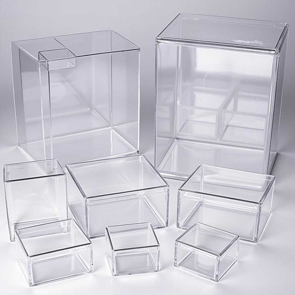 Clear Vinyl Boxes in Various Sizes and Shapes