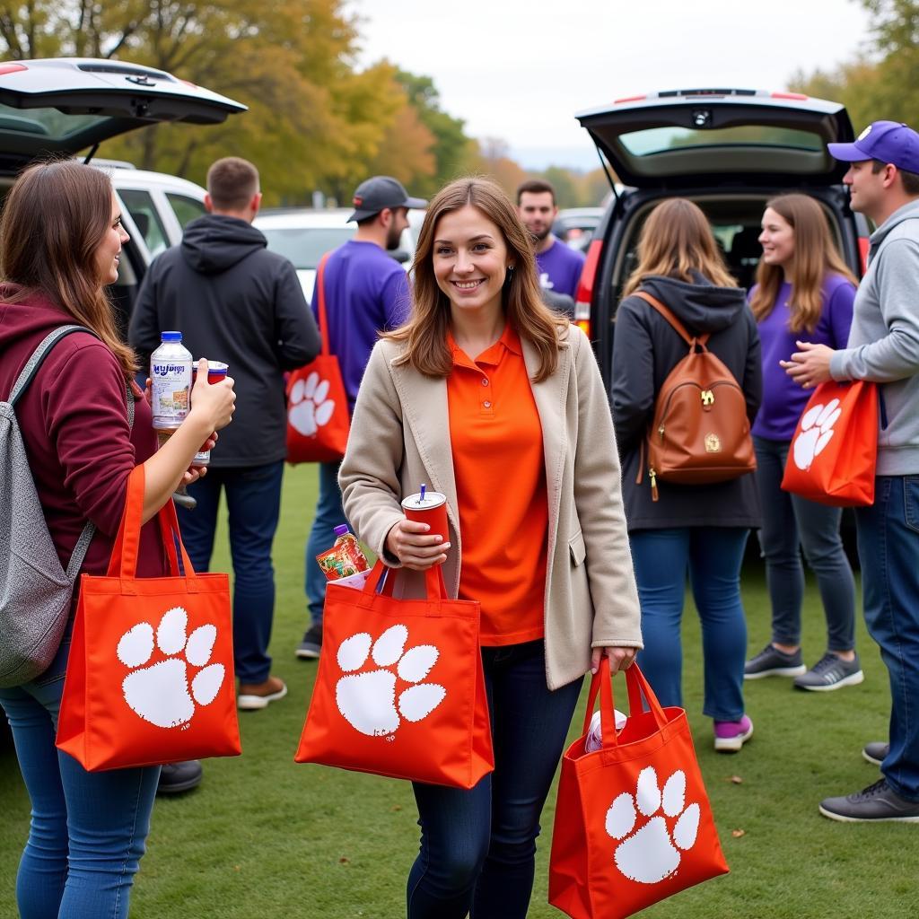 Clemson Tote Bag for Game Day