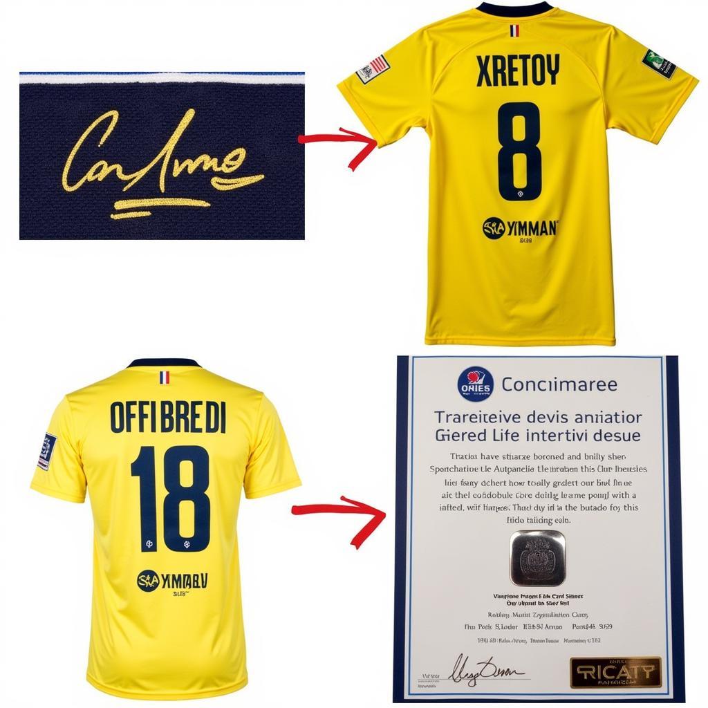 Club America Autographed Jersey Authentication Process