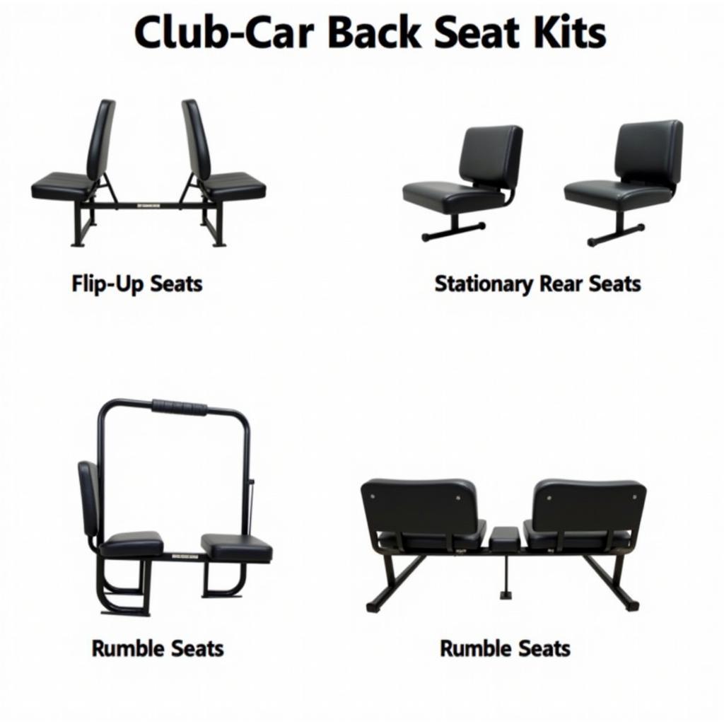 Different Types of Club Car Back Seat Kits