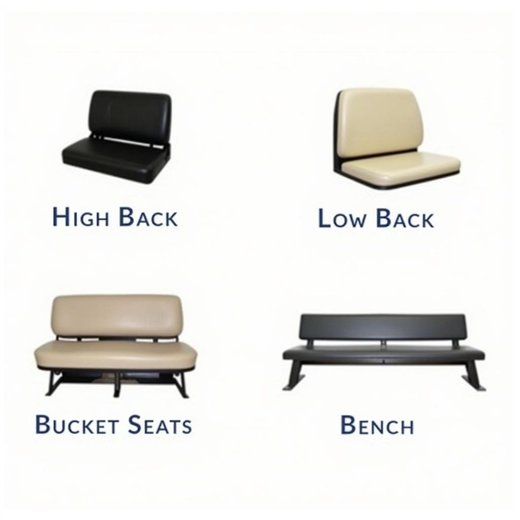 Different Types of Club Car DS Replacement Seats