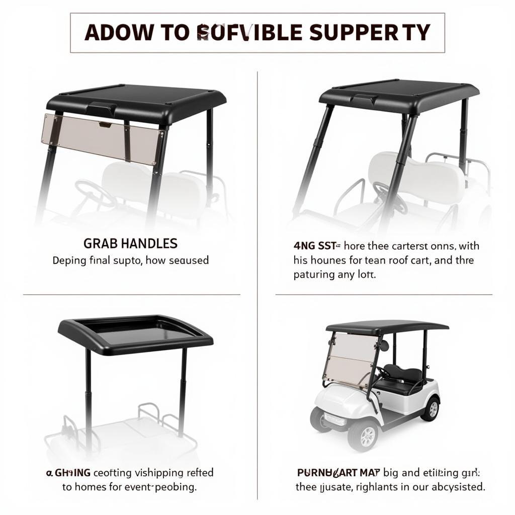 Club Car Roof Support Accessories